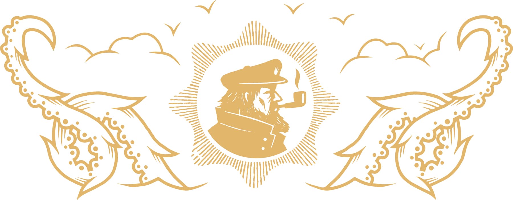 Decorative nautical illustration